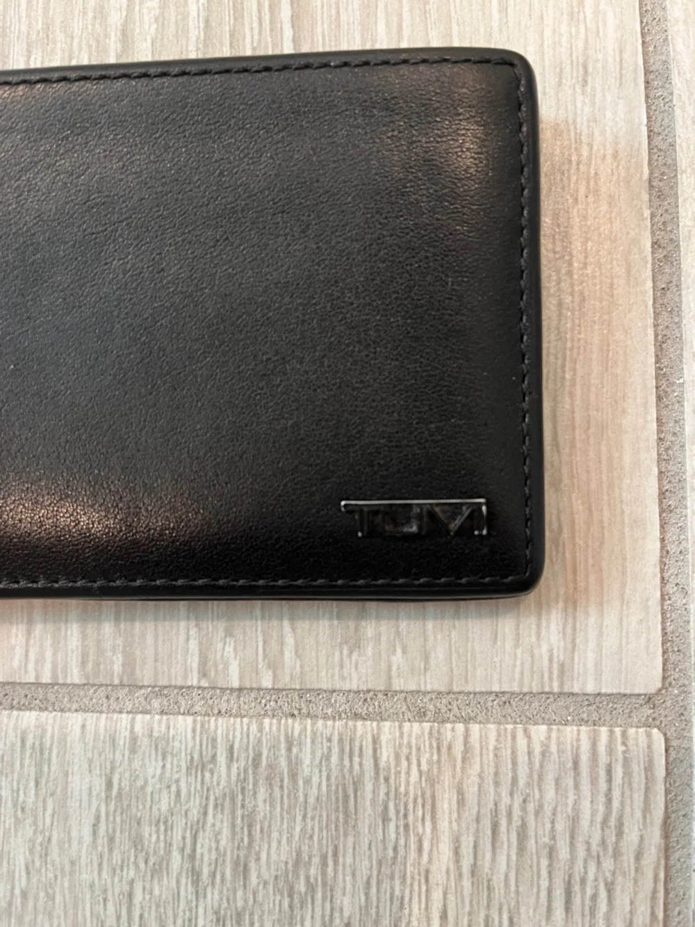 Tumi Black Leather Card Holder